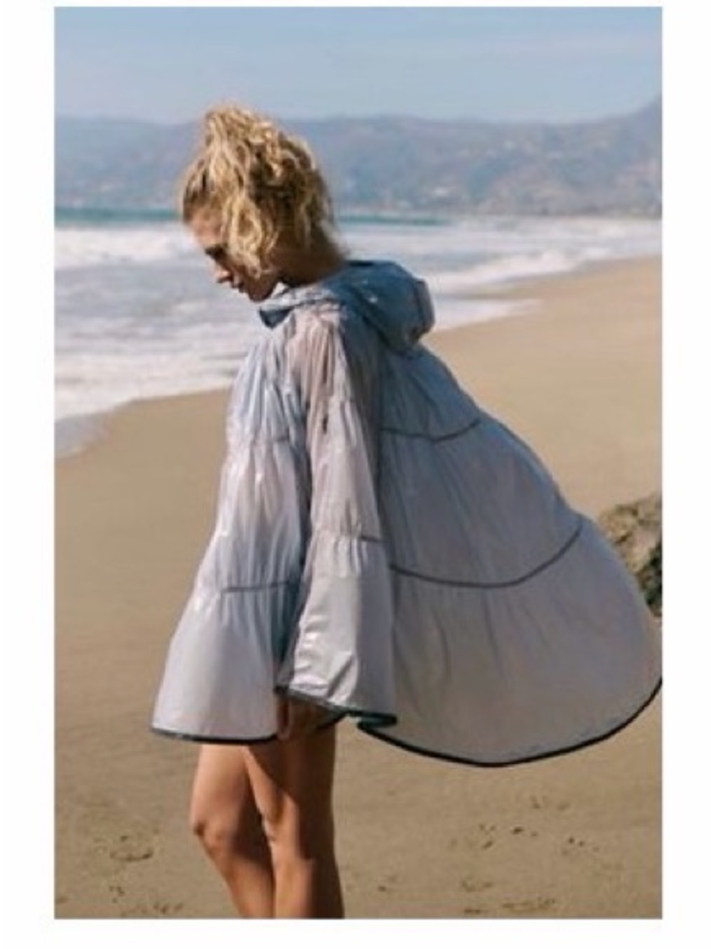 Free People Rain Drop Packable Poncho